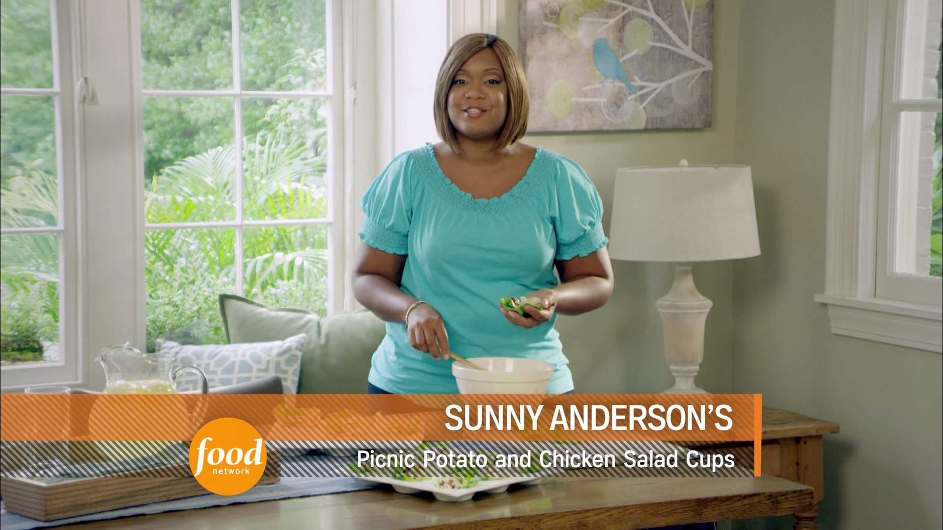 Picnic Potato and Chicken Salad Cups Recipe, Sunny Anderson